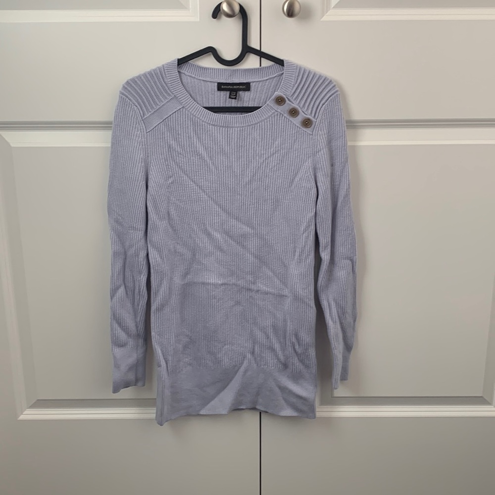 Lilac merino blend sweater